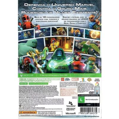 Lego Marvel Super Heroes - Xbox 360 (Usado)