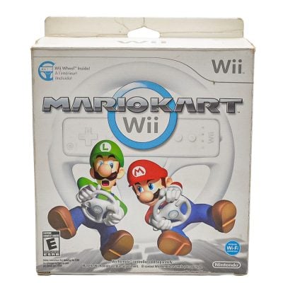 Mario Kart Wii - Nintendo Wii (Com O Volante) (Seminovo)