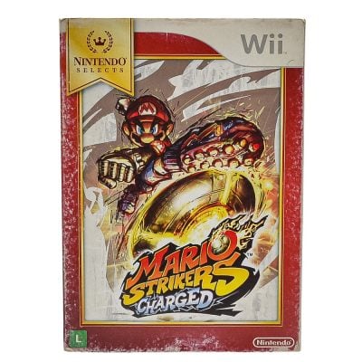 Mario Strikers Charged - Nintendo Wii (Com Luva) (Seminovo)