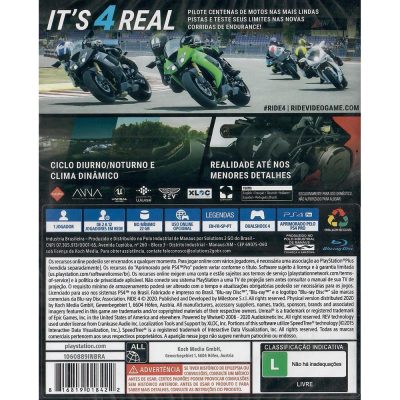 Ride 4 - Ps4 (Seminovo)