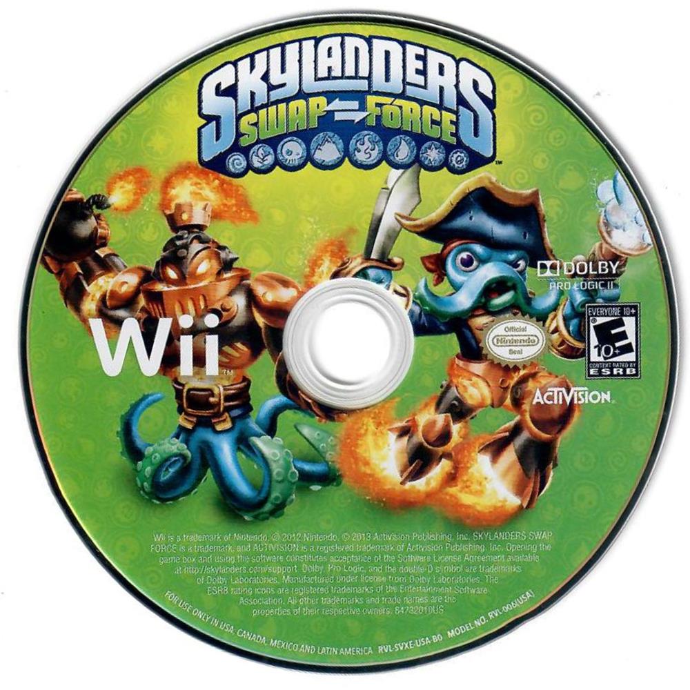 Skylanders Swap Force - Nintendo Wii (Somente O Disco) (Usado)