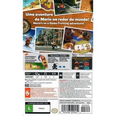 Super Mario Odyssey - Nintendo Switch (Seminovo)