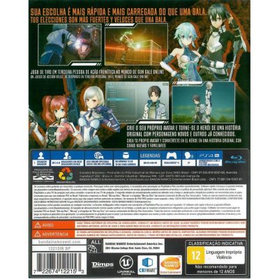 Sword Art Online: Fatal Bullet - Ps4 (Seminovo)