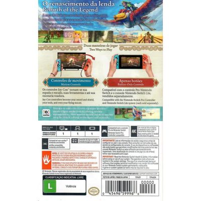 The Legend Of Zelda Skyward Sword - Nintendo Switch (Seminovo)