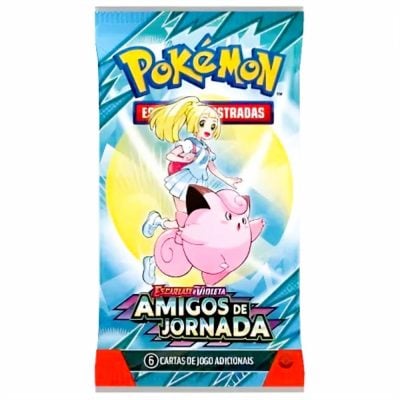 Trading Card Game Pokemon - Pokémon Booster Amigos De Jornada (6 Cartas) (01 Booster)