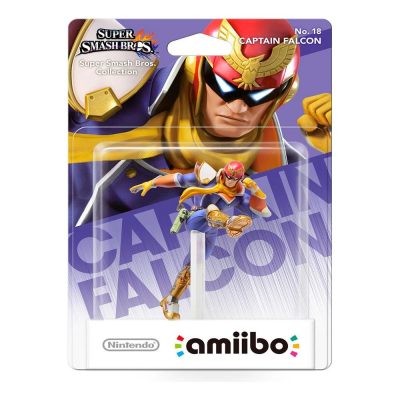 Amiibo - Captain Falcon Super Smash Bros (Novo)