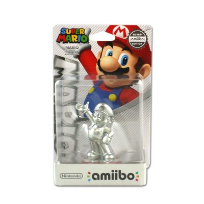 Amiibo - Mario Silver (Super Mario) (Novo)