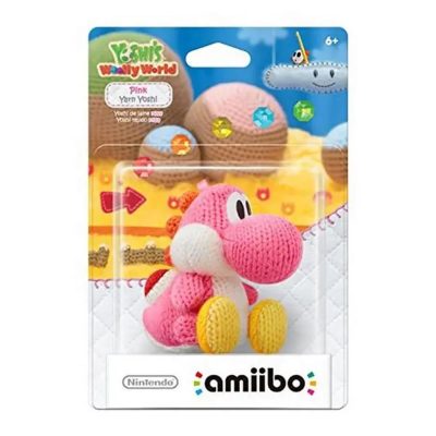 Amiibo - Yoshi's Wooly World Pink Yarn Yoshi (Novo)