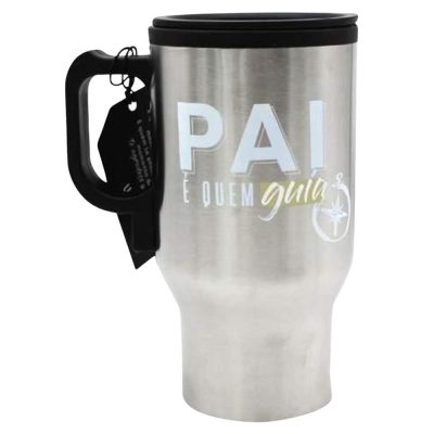 Caneca Termica Usb 450Ml - Pai Guia