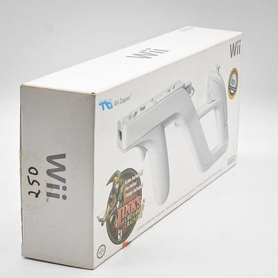 Controle Zapper Wii + Zelda Link Crossbow Training - Nintendo Wii (Jogo Lacrado) (Seminovo)