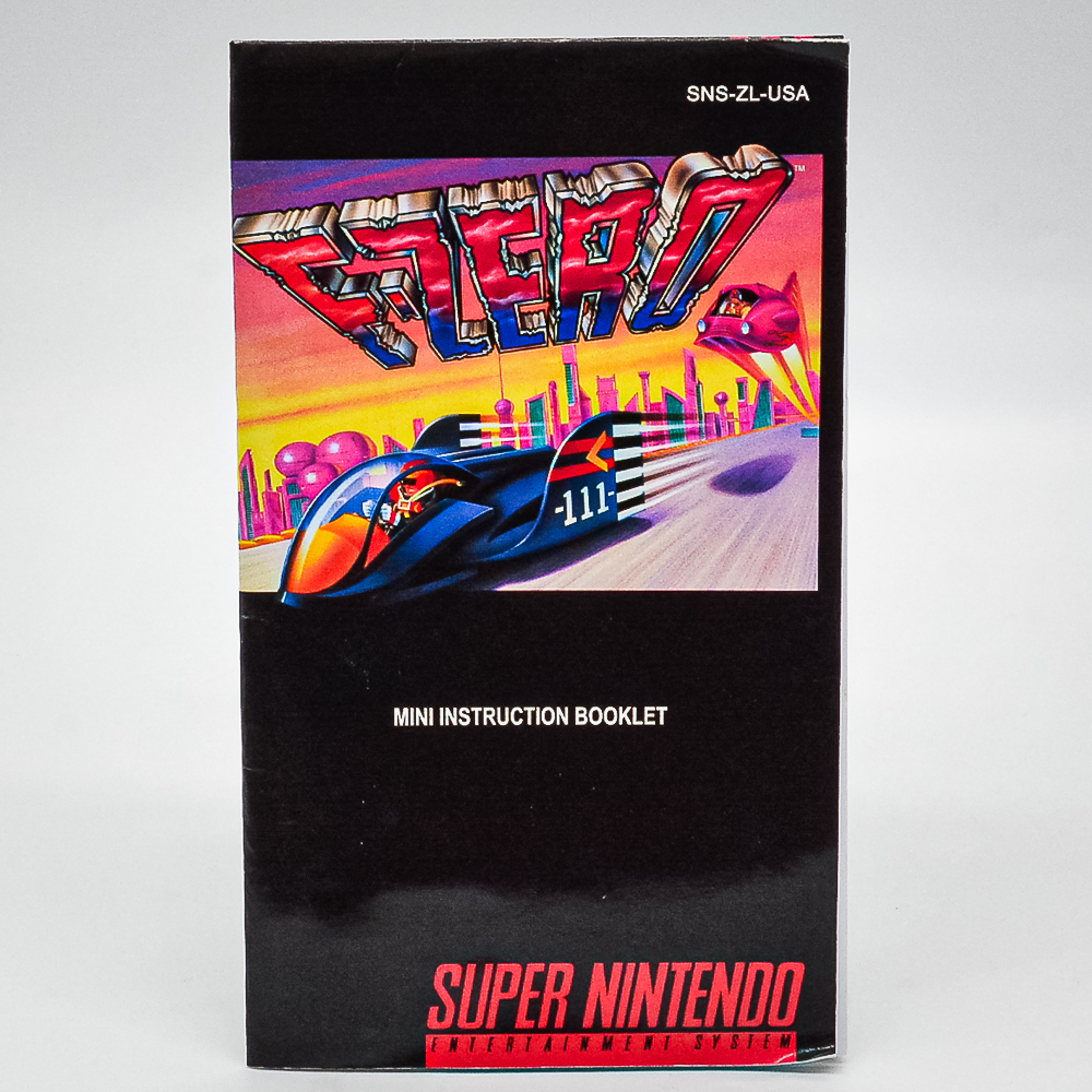 F-Zero - Snes (Paralelo) (Com Caixinha Repro) (Seminovo)