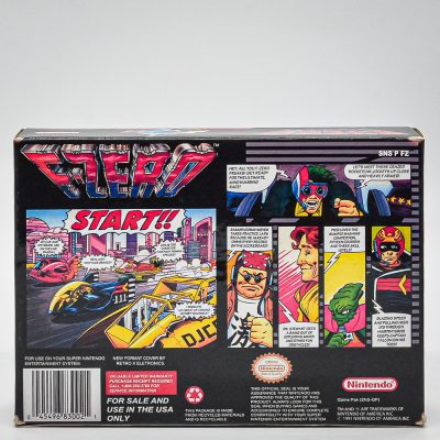 F-Zero - Snes (Paralelo) (Com Caixinha Repro) (Seminovo)