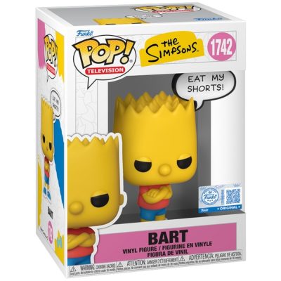 Funko Pop Television - The Simpsons Bart 1742 (Eat My Short)