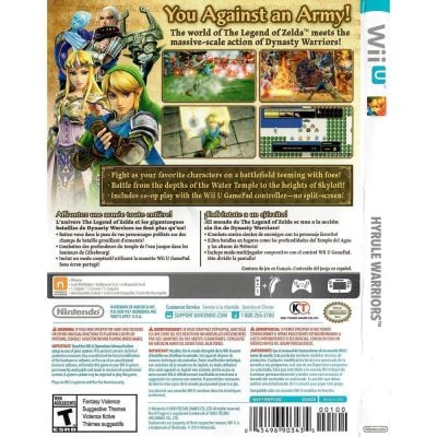Hyrule Warriors - Nintendo Wii U (Com Luva) (Seminovo)