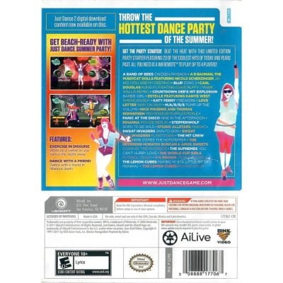 Just Dance Summer Party Limited Edition - Nintendo Wii (Usado)