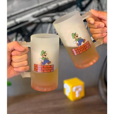 Kit 02 Canecas De Chopp 450Ml - Luigi