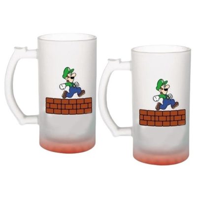 Kit 02 Canecas De Chopp 450Ml - Luigi
