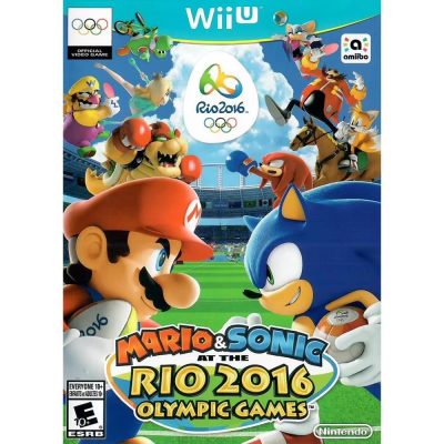 Mario & Sonic At The Rio 2016 Olympic Games - Nintendo Wii U (Com Luva) (Seminovo)