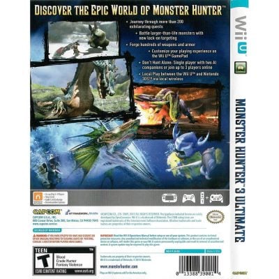 Monster Hunter 3 Ultimate - Nintendo Wii U (Usado)