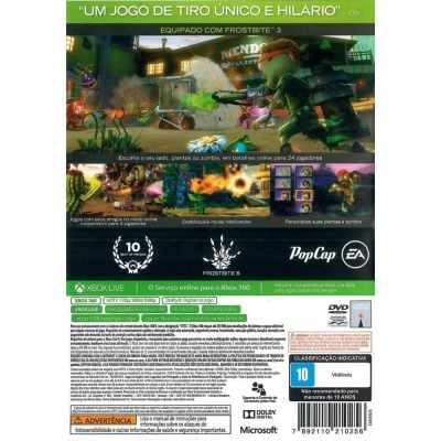 Plants Vs Zombies: Garden Warfare - Xbox 360 (Usado) (Platinum Hits) (Servidores Fechados)