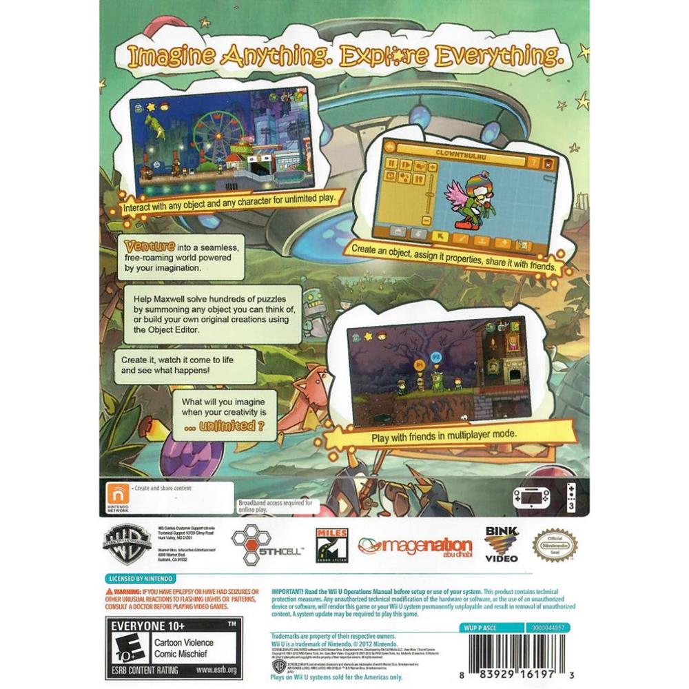 Scribblenauts Unmasked - Nintendo Wii U (Usado)