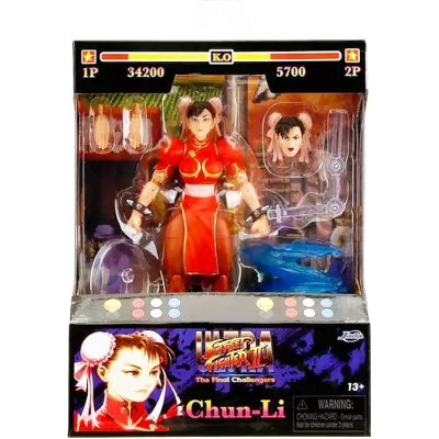 Action Figure Chun-Li Red Version (Ultra Street Fighter Ii) Jada Toys