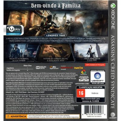 Assassins Creed Syndicate - Xbox One (Usado)