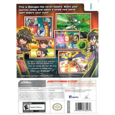 Bakugan Battle Brawlers - Nintendo Wii (Usado)