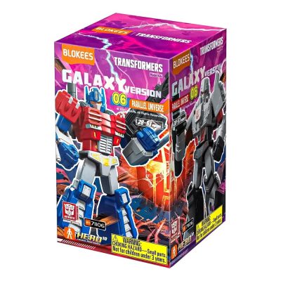 Blokees - 71106 - Transformers Galaxy Version 06 - Universo Paralelo 9 Em 1 (1 Boneco Avulso)