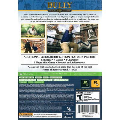 Bully Scholarship Edition - Xbox One/Xbox 360