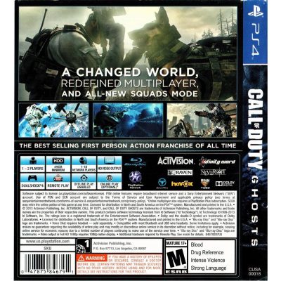 Call Of Duty Ghosts - Ps4 (Usado)