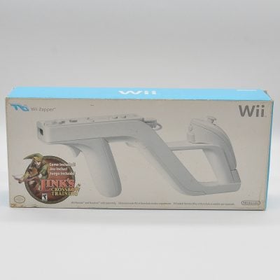 Controle Zapper Wii + Zelda Link Crossbow Training - Nintendo Wii (Seminovo)