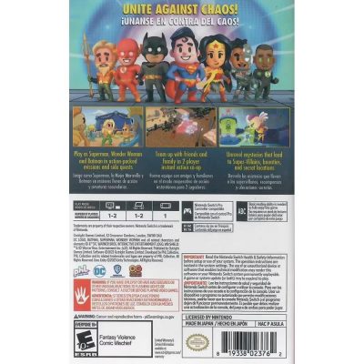 Dc Justice League Cosmic Chaos - Nintendo Switch (Seminovo)