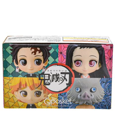 Demon Slayer Kimetsu No Yaiba - Qposket Petit - Kit 4 Personagens (Novo)