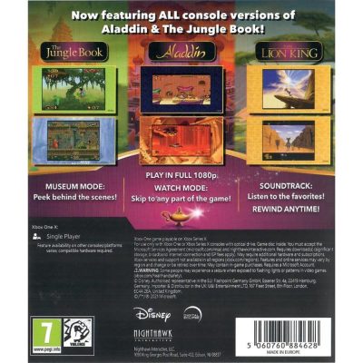 Disney Classic Games Aladdin E Rei Leão The Jungle Book - Xbox One/Xbox Series X (Seminovo)