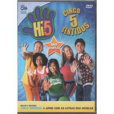 Dvd Hi-5 Cinco Sentidos (Usado) (Livro Rabiscado)
