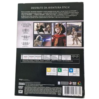 Dvd Star Wars Episodios 1,2 E 3 (Seminovo)