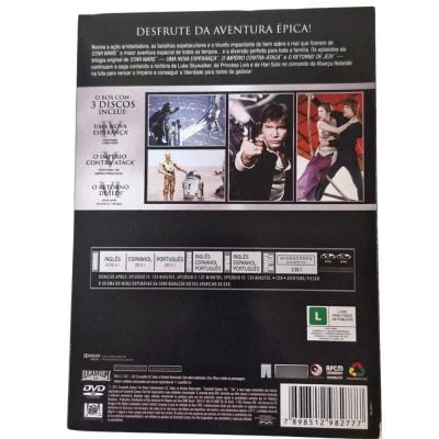 Dvd Star Wars Episodios 4,5 E 6 (Seminovo)