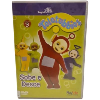 Dvd Teletubbies Sobe E Desce Volume 3 (Seminovo)