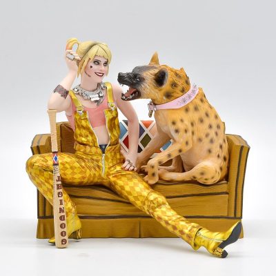 Estatua Harley Quinn & Bruce Deluxe — Iron Studios Art Scale 1/10 (Birds Of Prey)