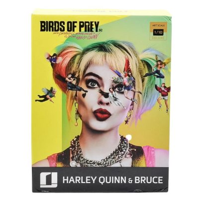 Estatua Harley Quinn & Bruce Deluxe — Iron Studios Art Scale 1/10 (Birds Of Prey)