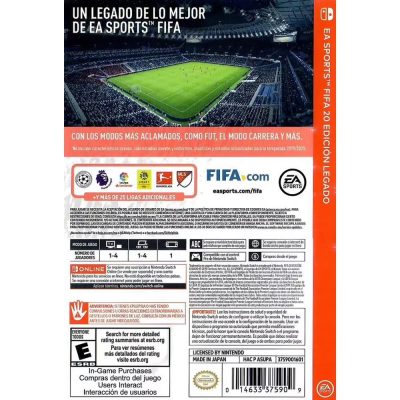 Fifa 20 - Nintendo Switch (Seminovo)