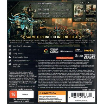 For Honor Marching Fire Edition - Xbox One (Código Já Usado) (Seminovo)