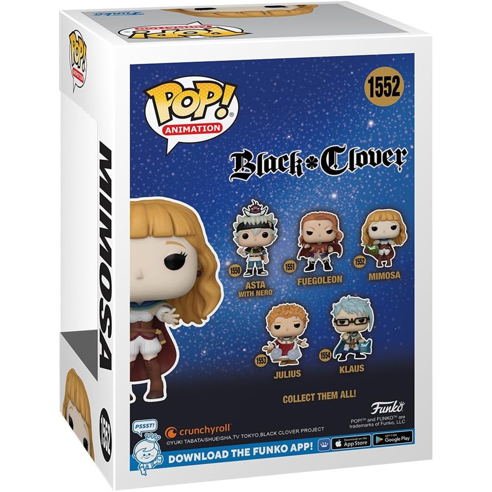 Funko Pop Animation - Black Clover Mimosa 1552 (With Grimoire)