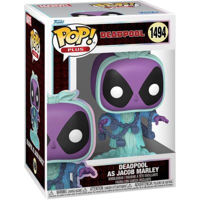Funko Pop Deadpool As Jacob Marley 1494 (Plus)