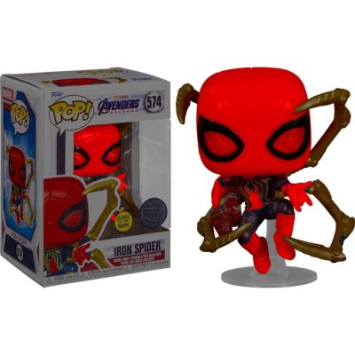 Funko Pop Iron Spider 574 (With Gauntlet) (Glows)