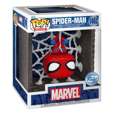 Funko Pop Spider-Man (Hanging From Web) 1462 (Deluxe)