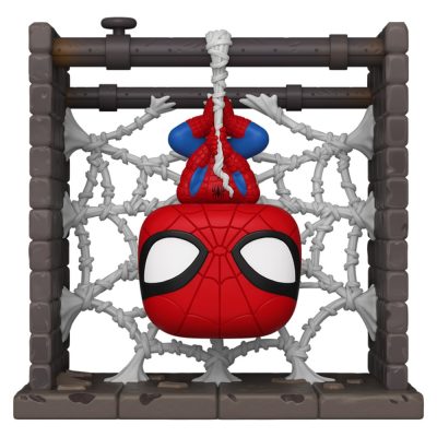 Funko Pop Spider-Man (Hanging From Web) 1462 (Deluxe)