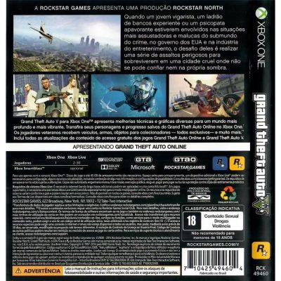 Grand Theft Auto V (Gta 5) - Xbox One (Usado)