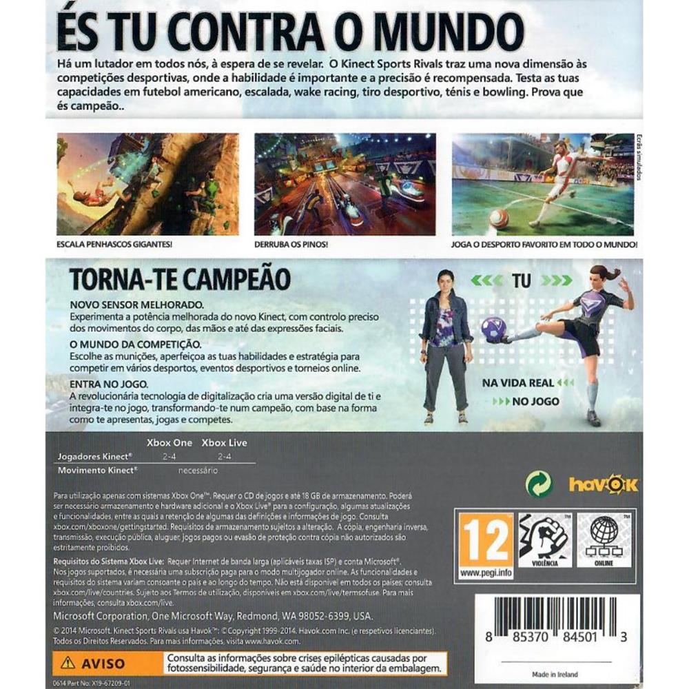 Kinect Sports Rivals - Xbox One (Usado)